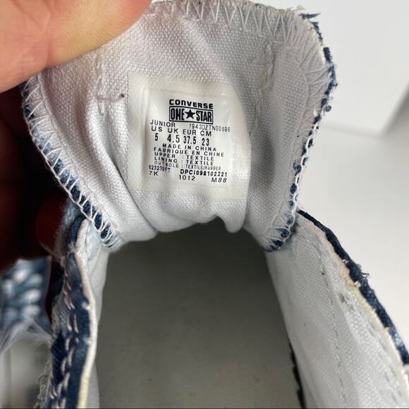 Converse One Star Shoe Women’s Size 6.5 Youth Size 5 - Picture 8 of 8